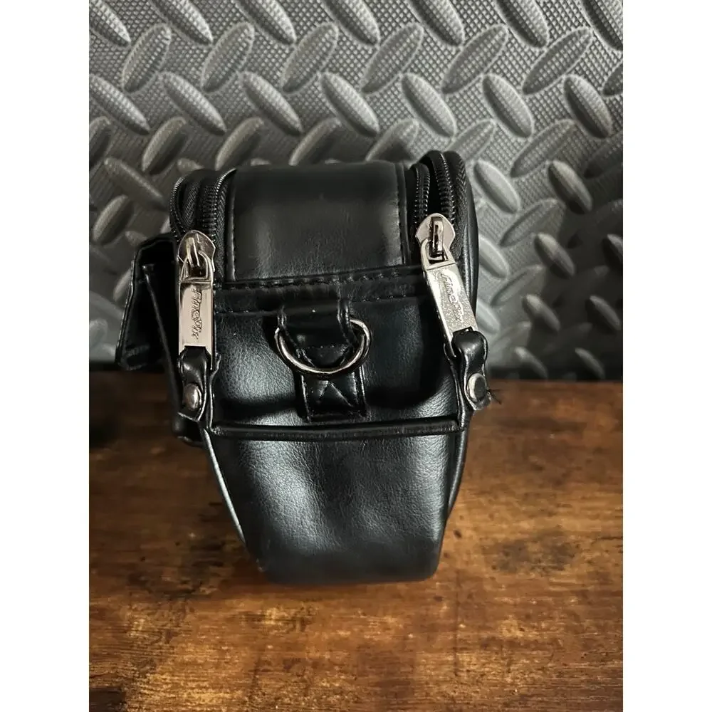 RARE Fujifilm Finepix S-Series Premium Faux Leather Camera Case Black Asymmetric